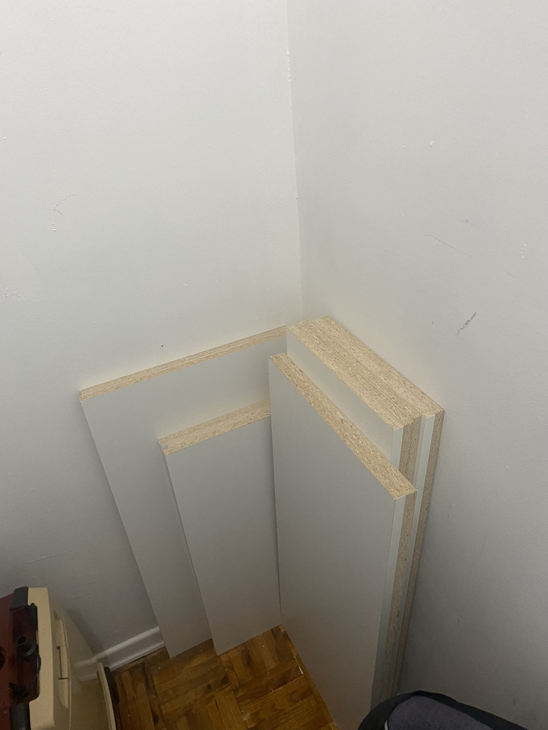 Brand new wood for shelving