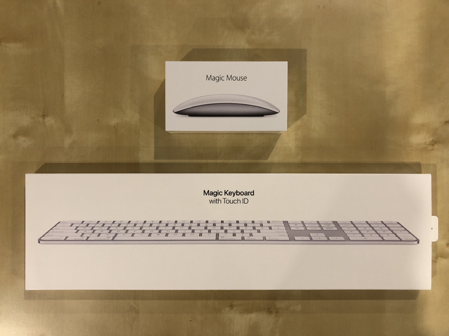 Apple Magic Keyboard with Touch ID and Magic Mouse