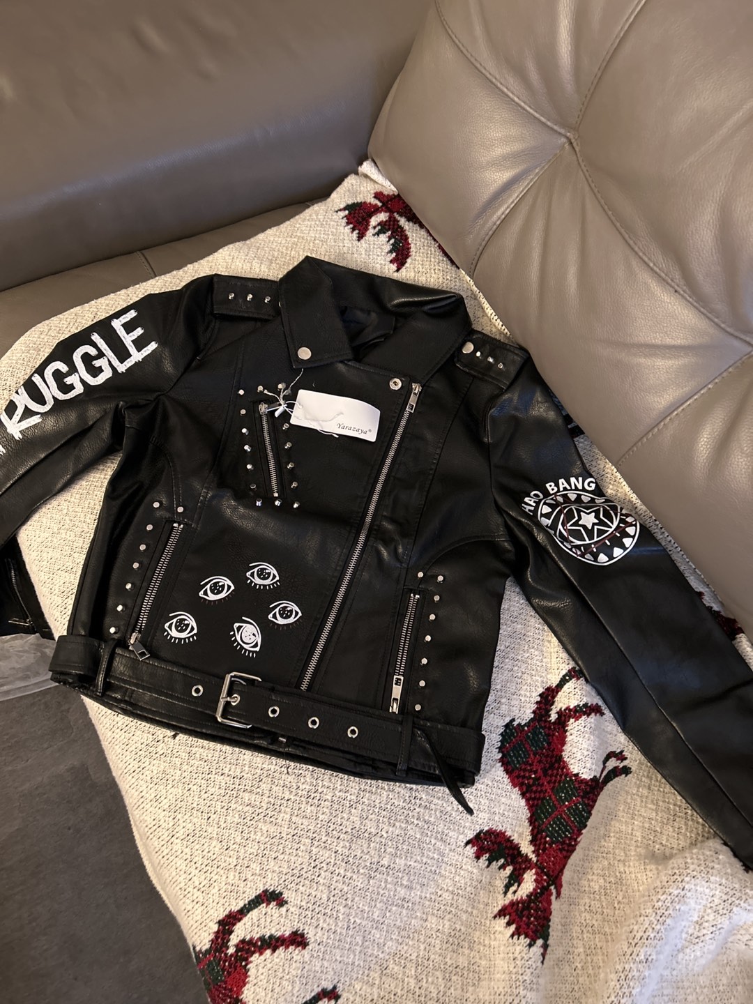 Fo-leather jacket
