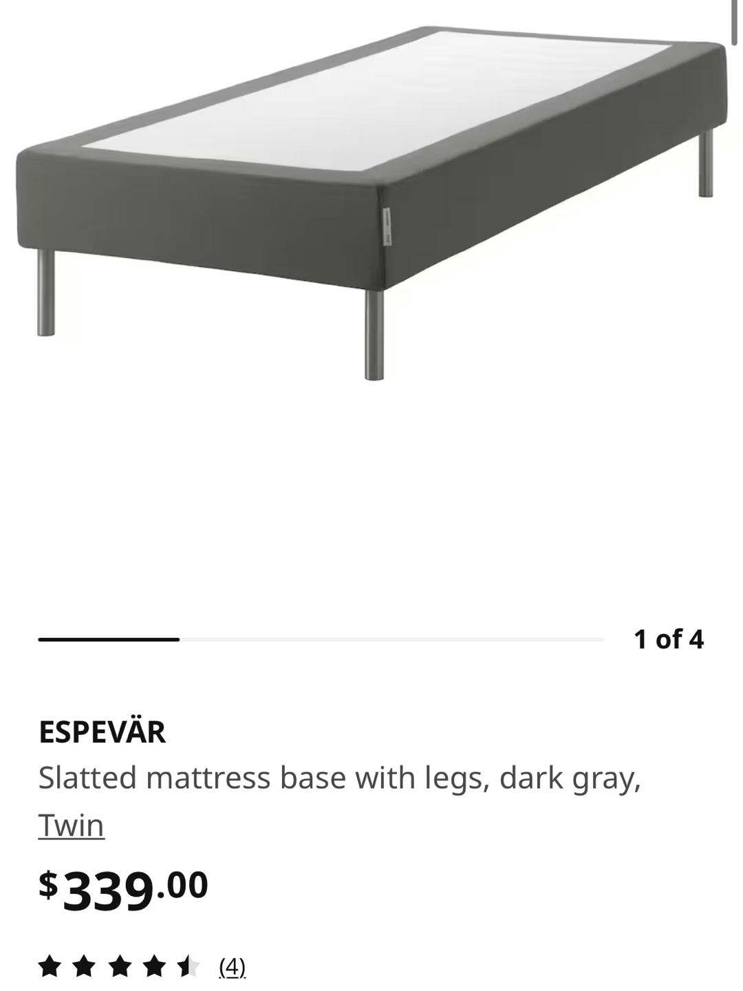 IKEA twin bed - photo 5
