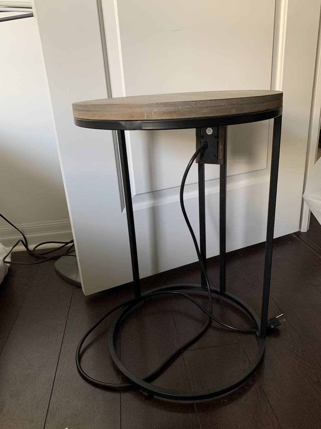 Side Table with Power Outlet & USB (21” height) - photo 3