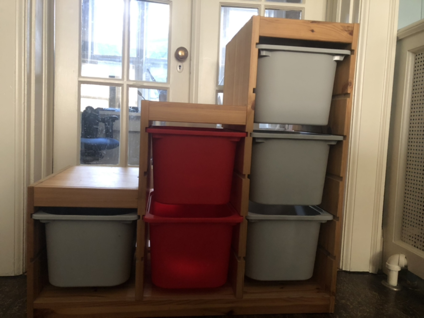 IKEA Trofast storage frame and bins thumbnail