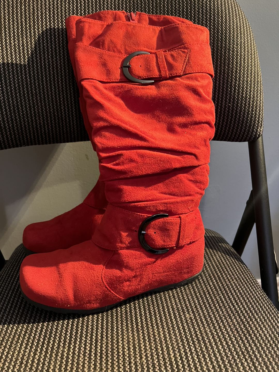 Winter Shoes / MOX collection / Red  Leather - photo 3