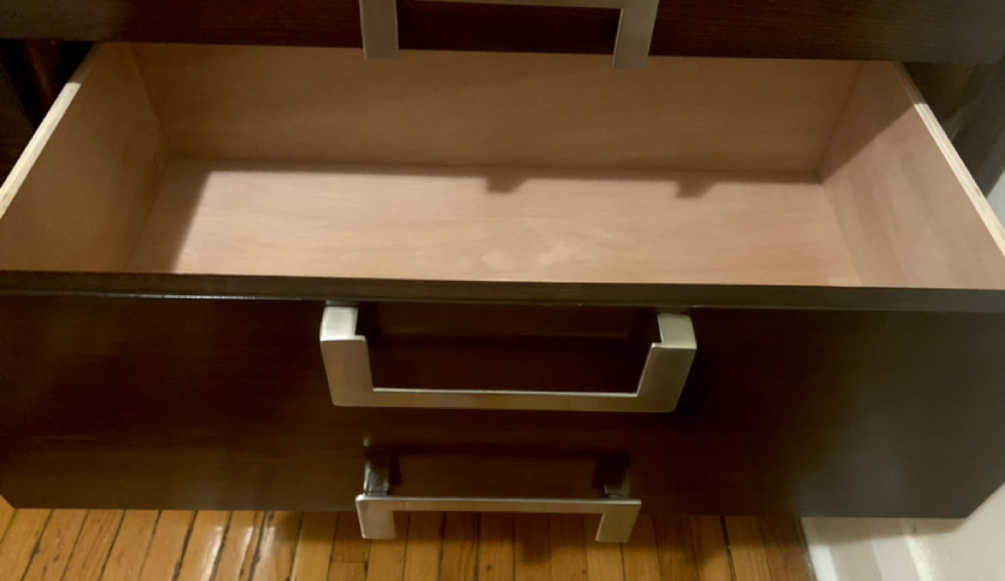 Dark brown - 6 drawers wood dresser - photo 3