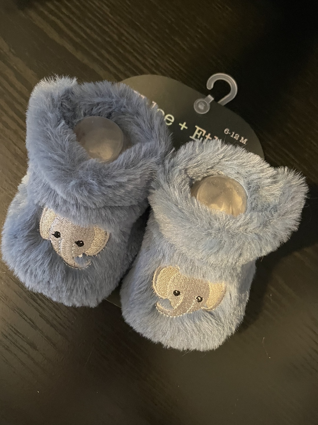 Chloe + Ethan 6-12 months slippers BNWT warm baby shoes thumbnail