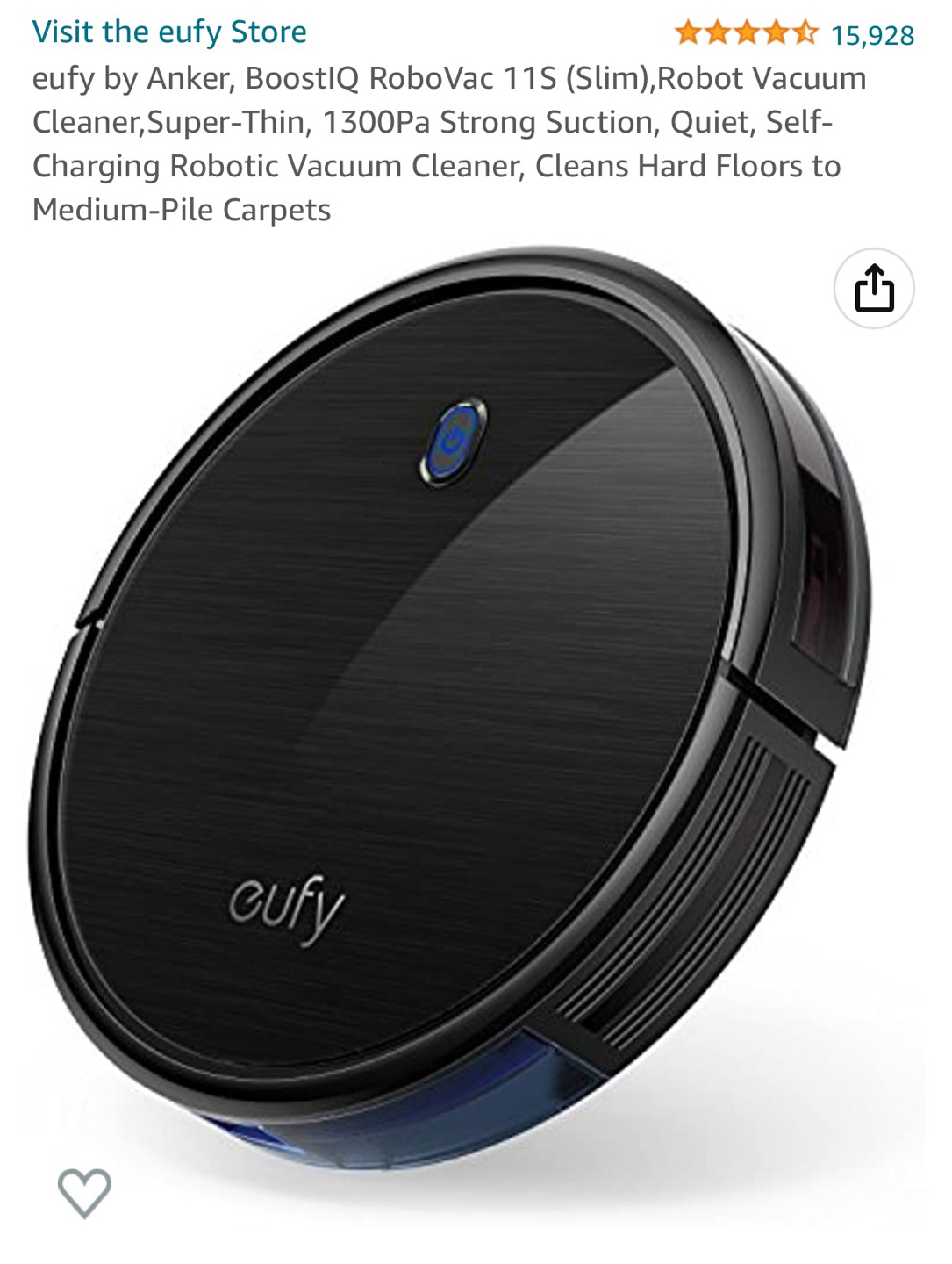 Brand New Eufy Robot Vacuum Cleaner thumbnail