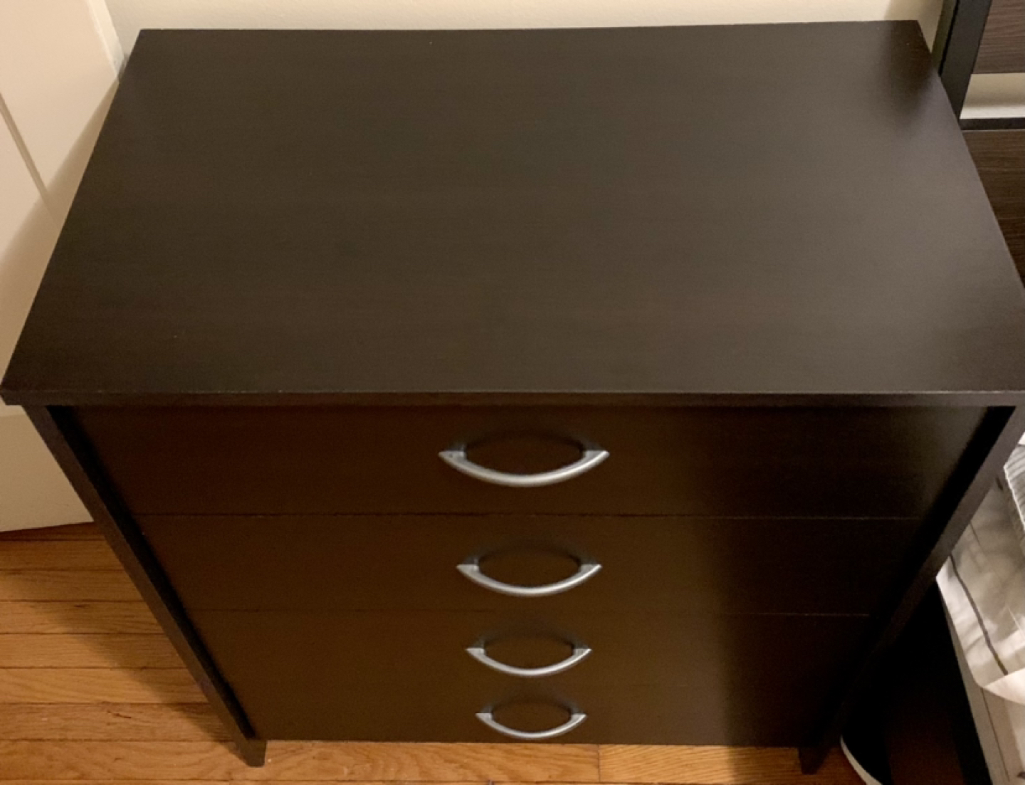 Dark brown - 4 drawers dresser - photo 2