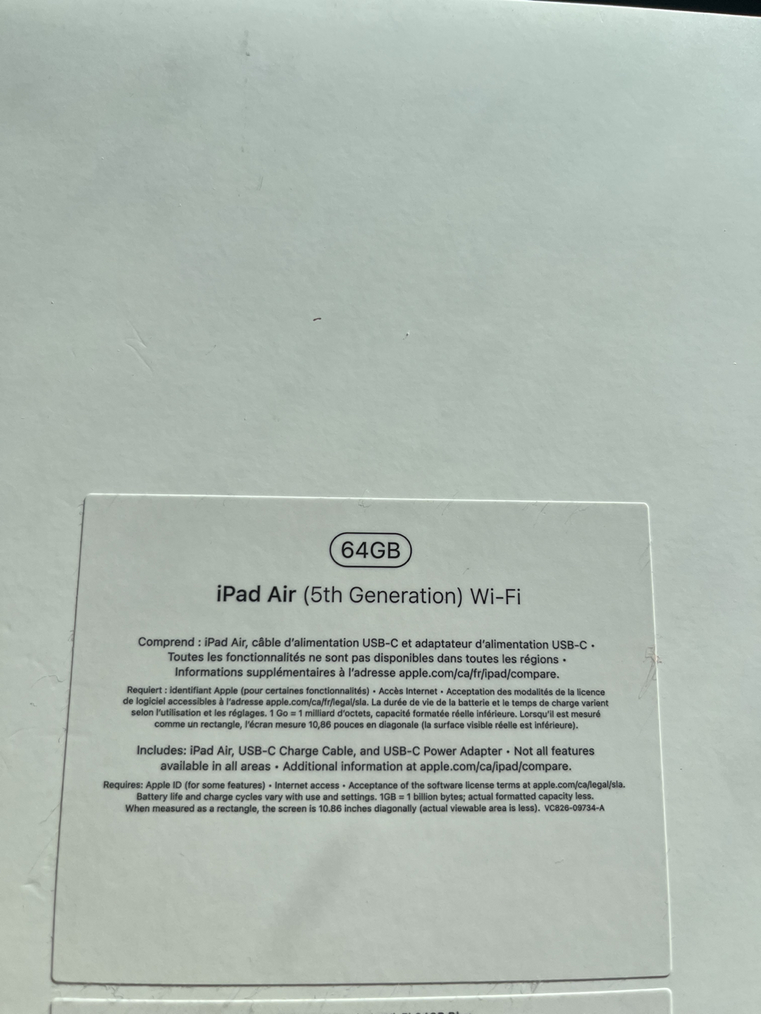 IPad Air 5th Gen 64GB Blue with Pencil & Grey Keyboard Case - photo 3