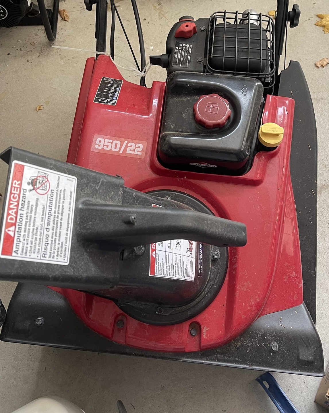 craftsman snowblower model c950 - photo 2