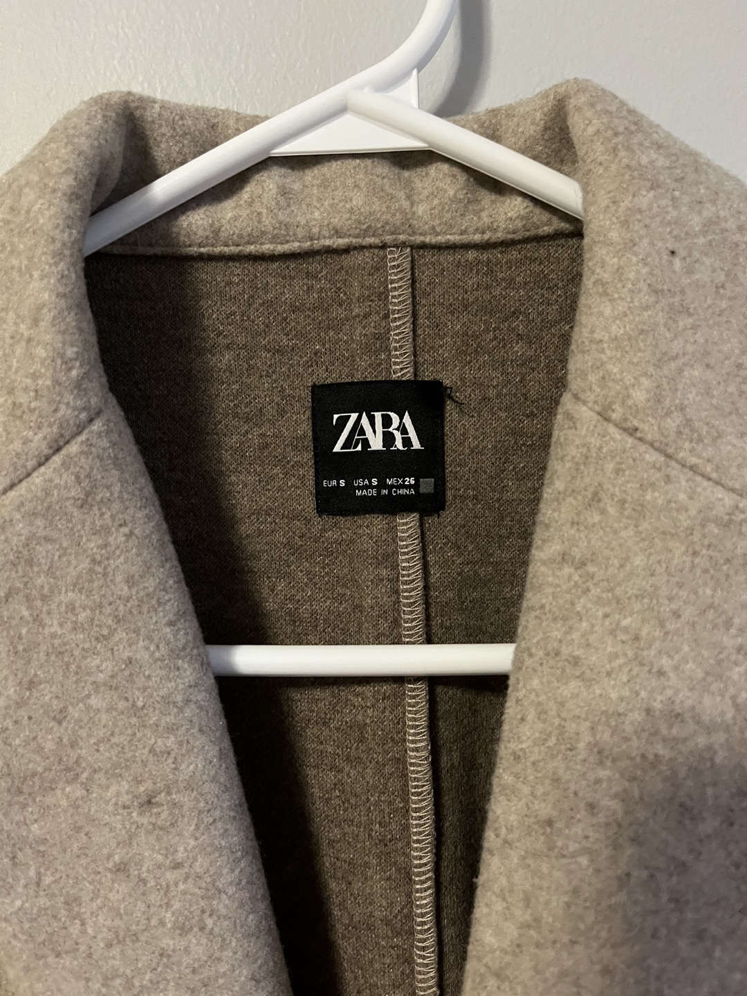 Zara Beige Coat image indicator(4)