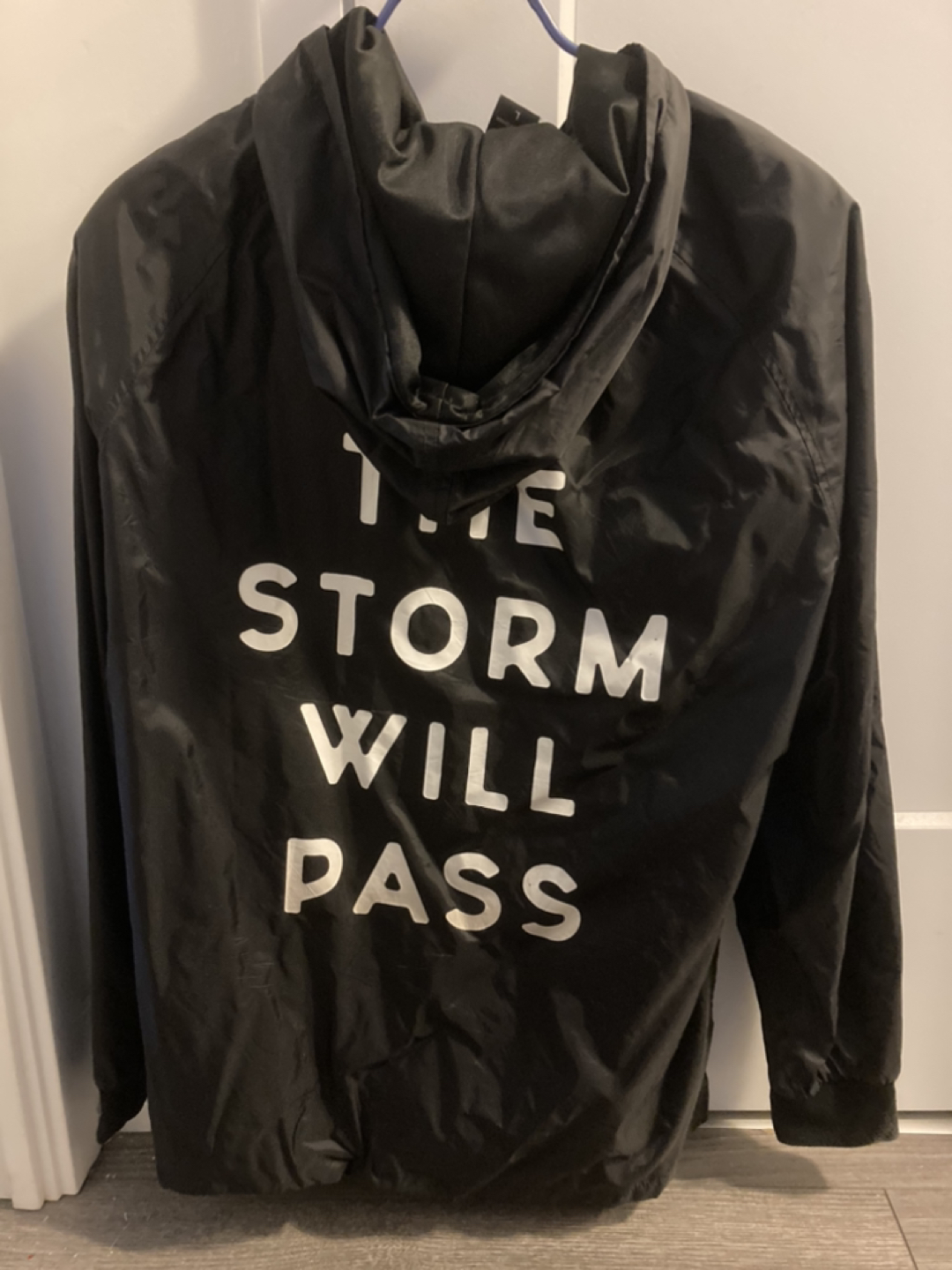 TWLOHA “The Storm Will Pass” Rain Jacket | Unisex Size L thumbnail