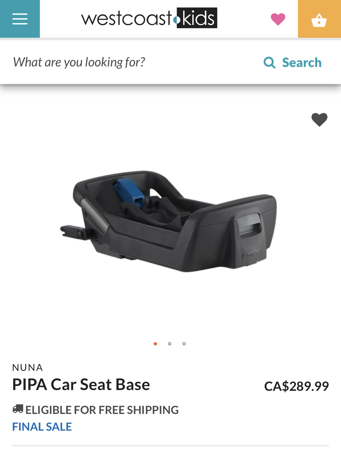 Nuna pipa / lite BASE only