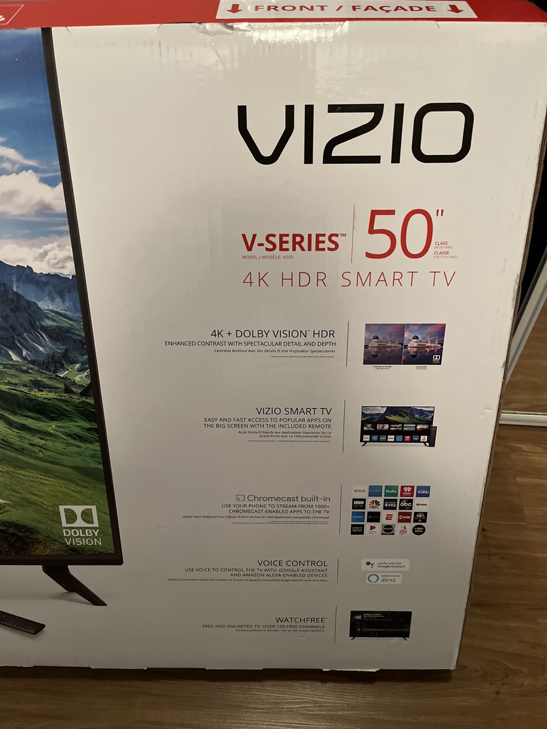 VIZIO V-Series® 50" Class (49.5" Diag.) 4K HDR Smart TV image indicator(2)