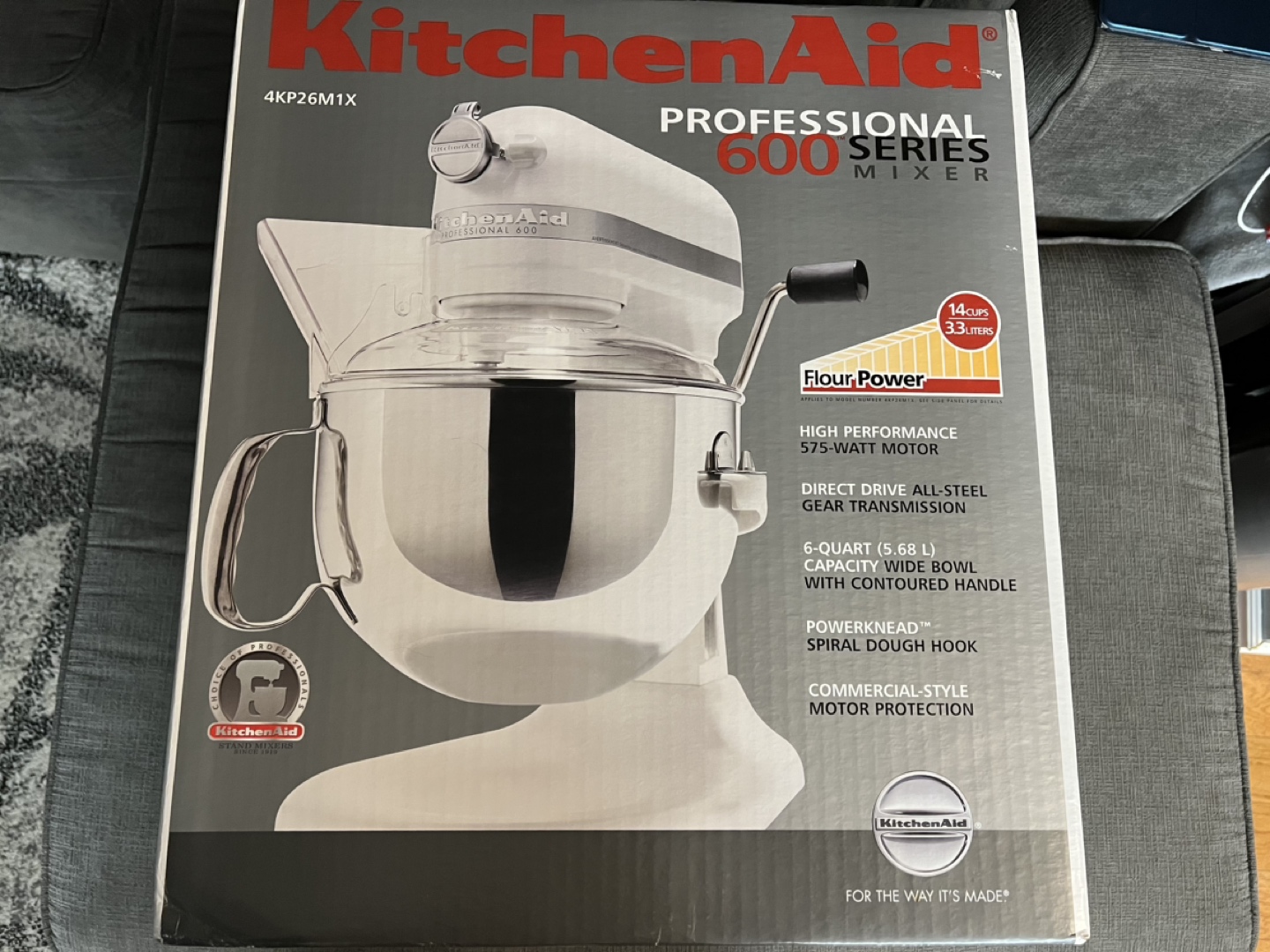 KitchenAid® Professional 600™ Series 6 qt. Stand mixer thumbnail