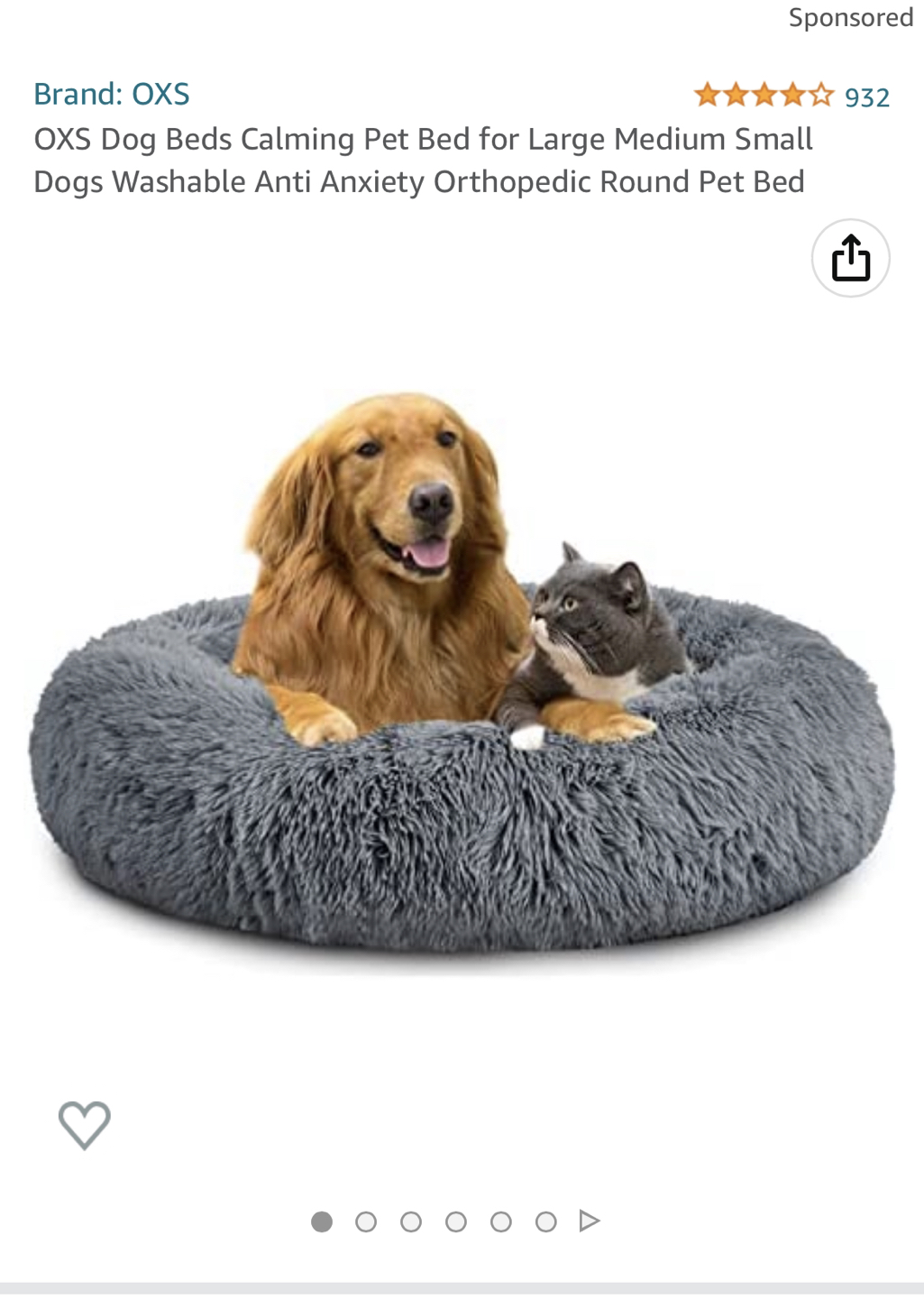 Brand new OXS XL Dog Bed thumbnail