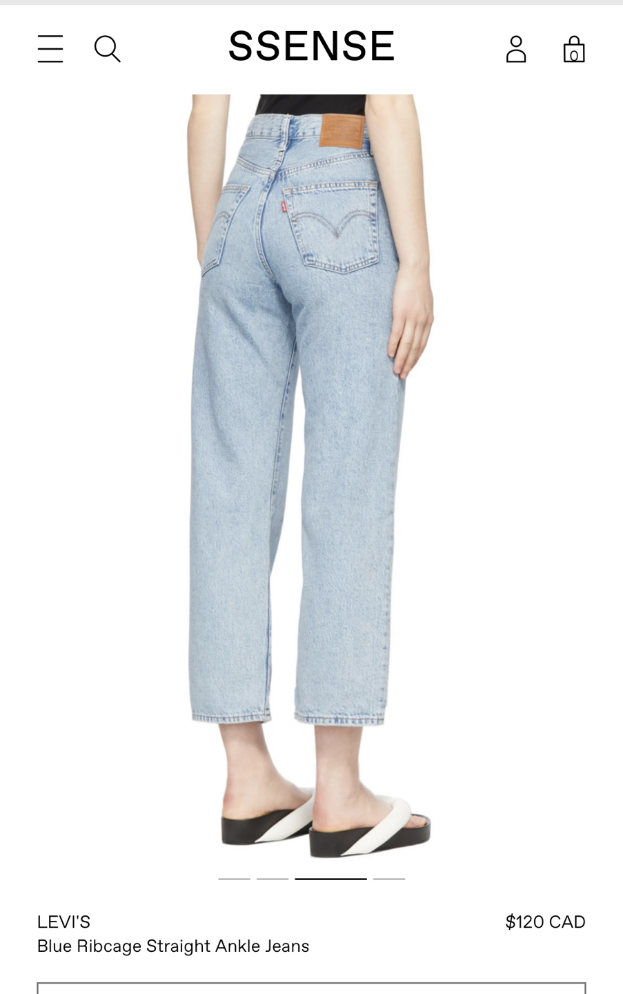 Levi’s ribcage straight ankle jeans - photo 2