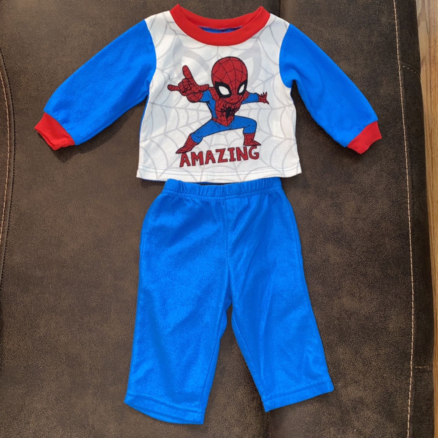 Marvel Superhero Adventures Boys Size 12M Spider-Man PJ Set