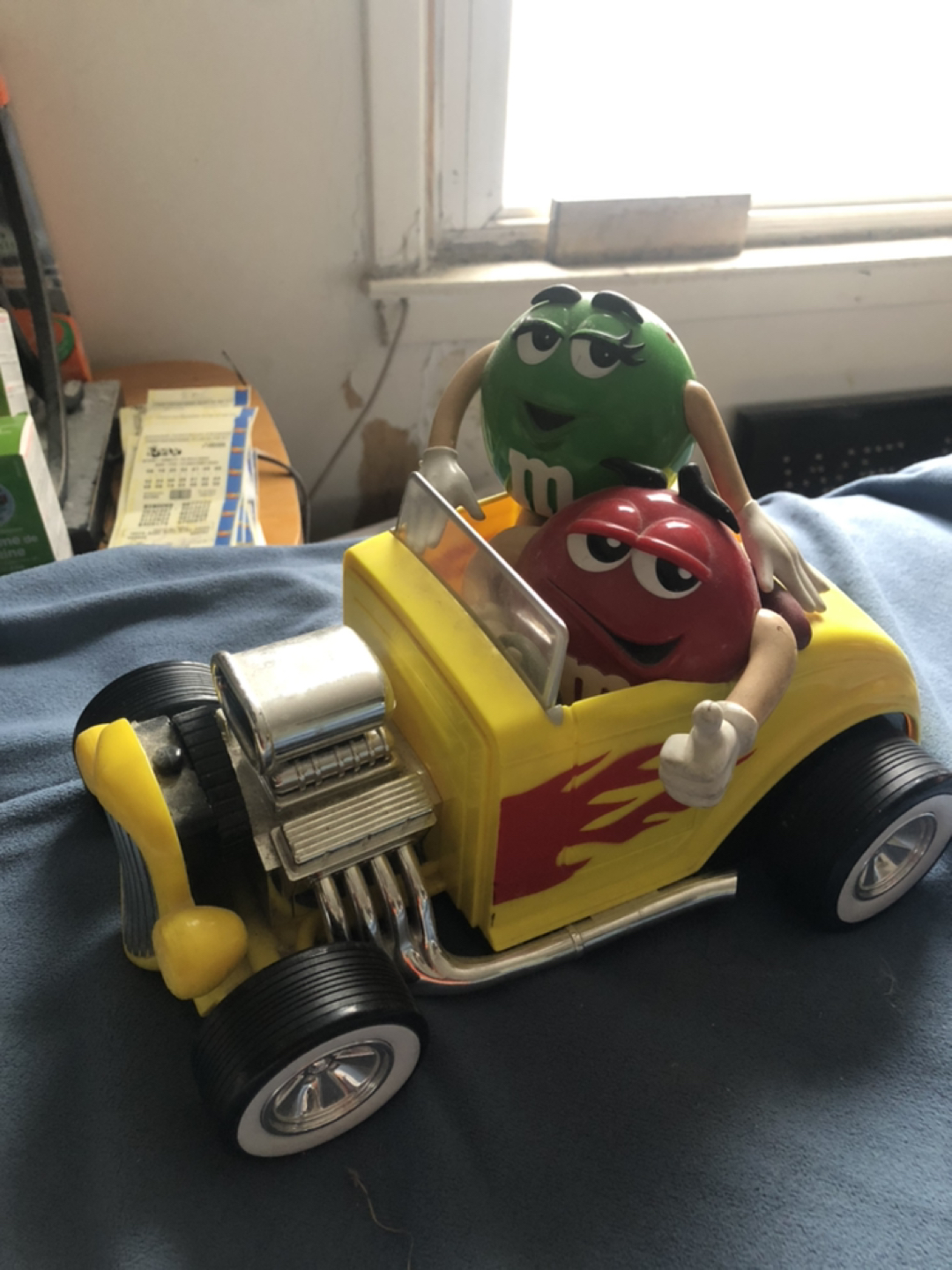 M&m hot wheel 8 inch by 12 inch