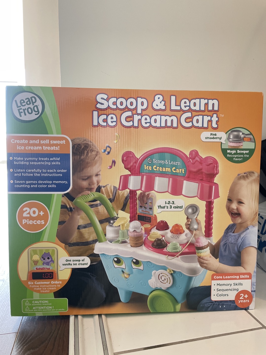 🎁 BNIB LeapFrog Scoop and Learn Ice Cream Cart