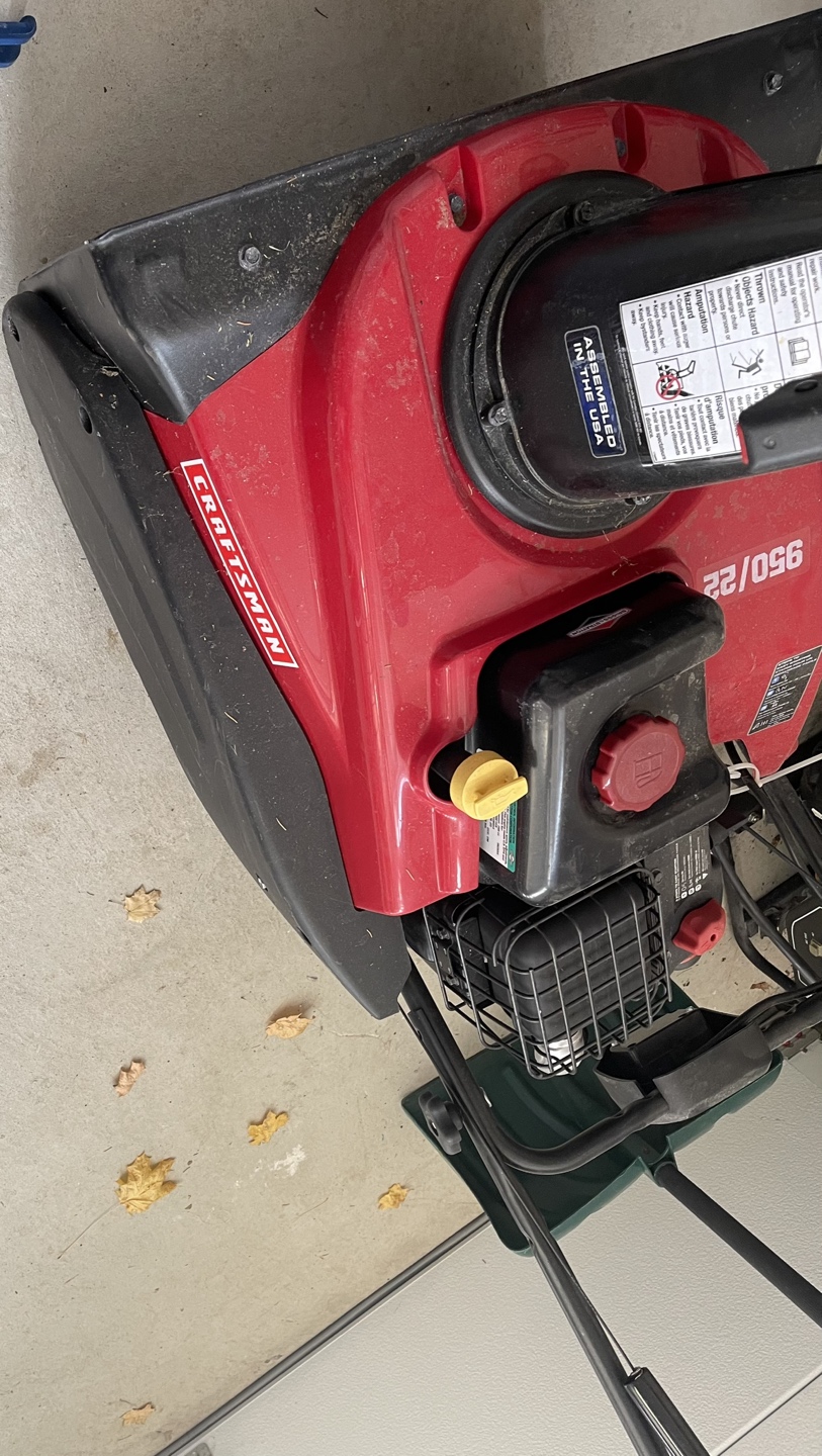 craftsman snowblower model c950 - photo 3