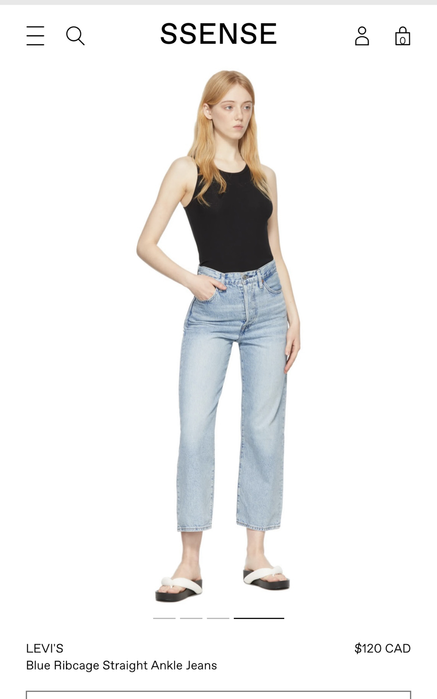 Levi’s ribcage straight ankle jeans - photo 3
