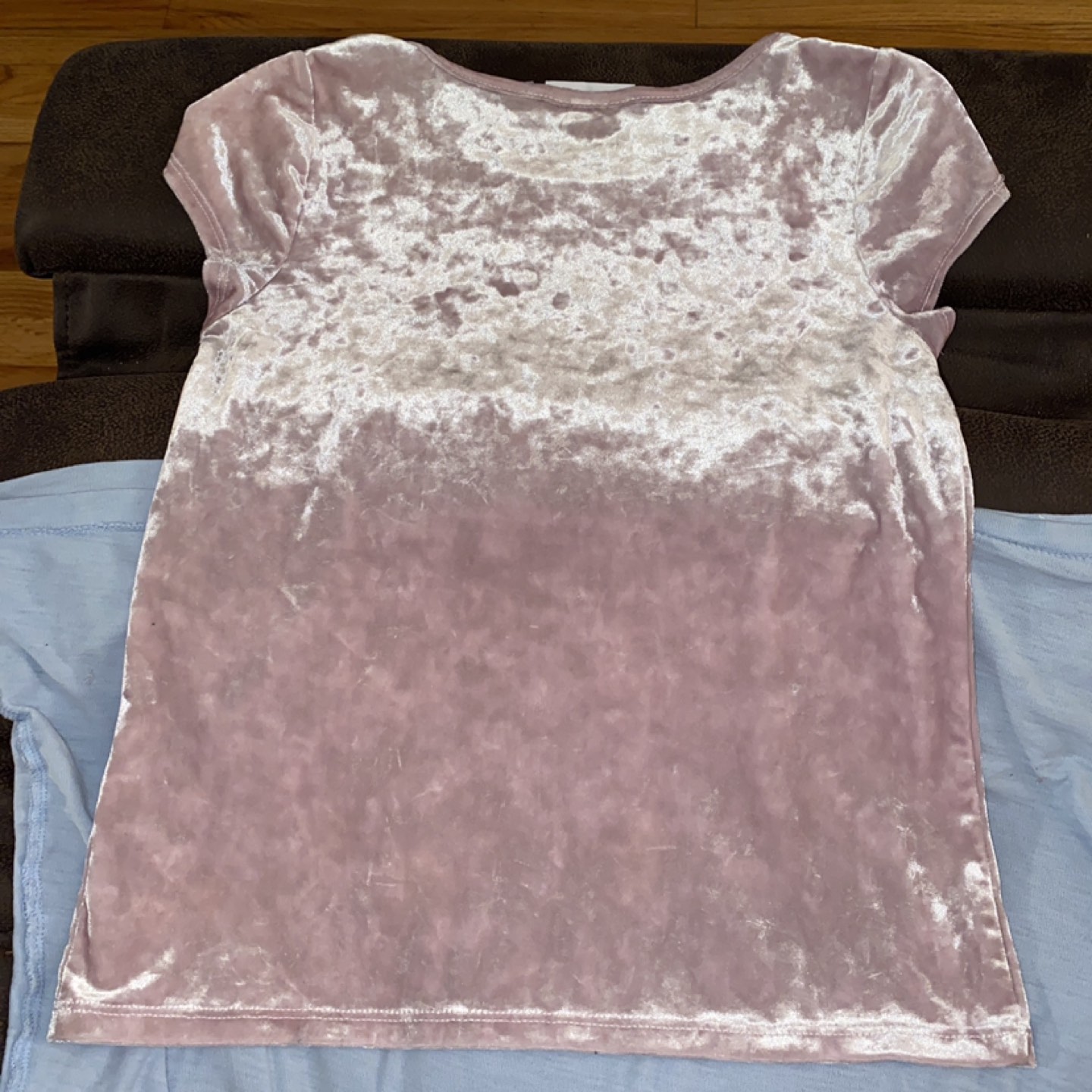 Place Girl’s Pink Shirt Size Medium 7/8 Short Sleeve - photo 4