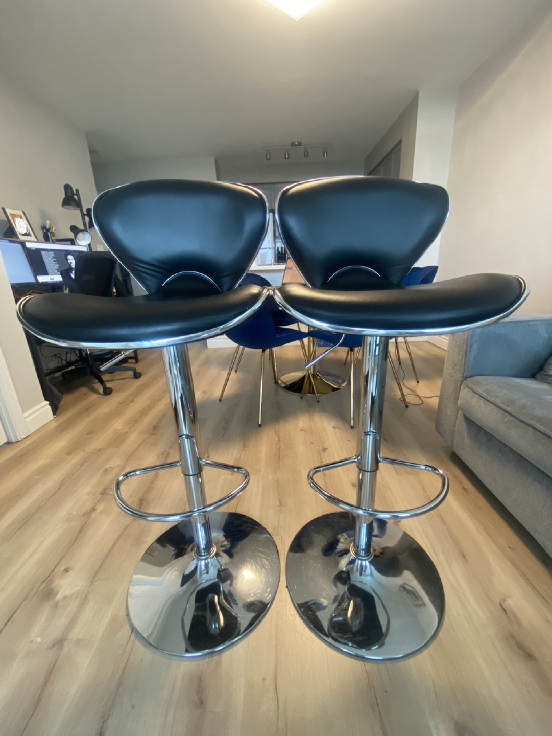 Height Bar Stools Set of 2