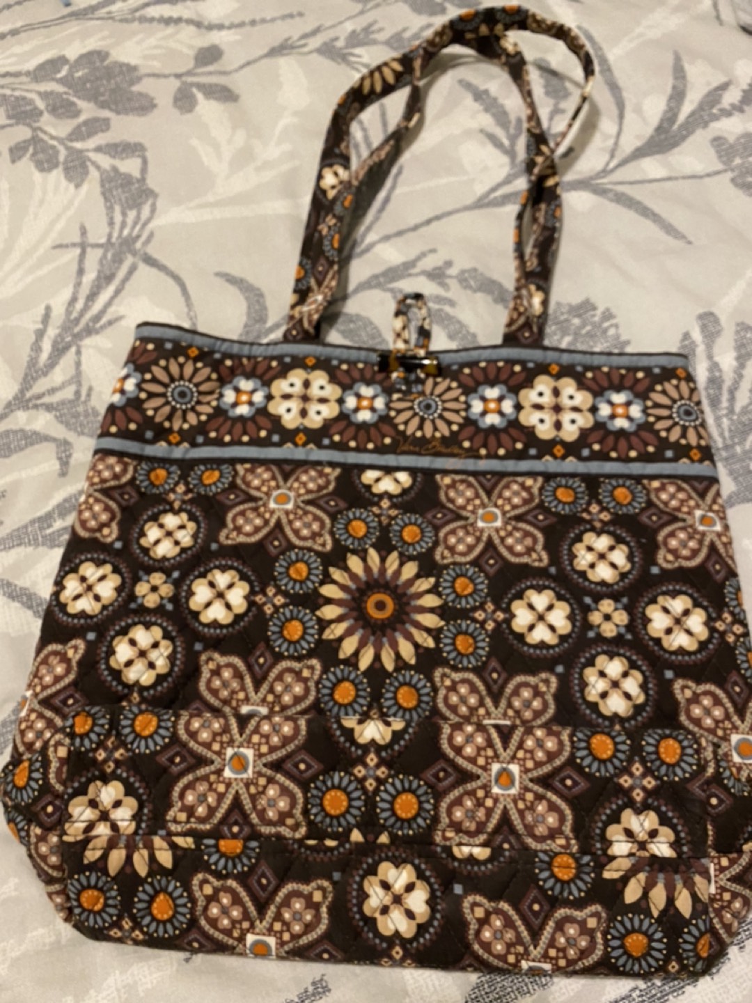 Vera Bradley quilted tote thumbnail
