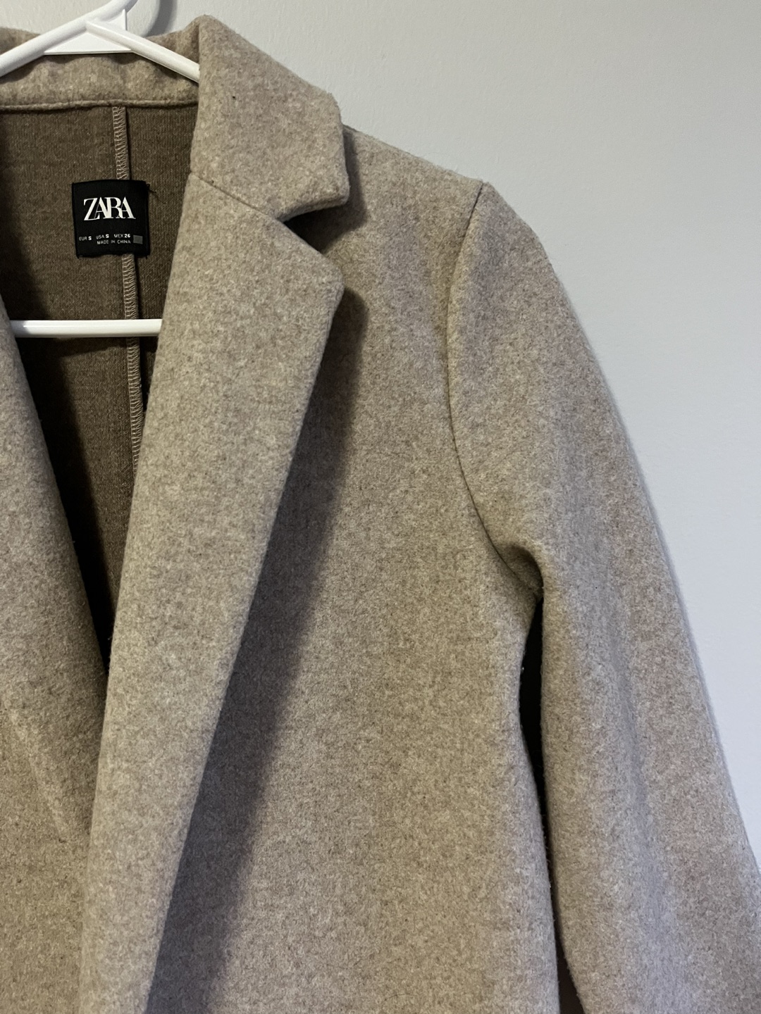 Zara Beige Coat image indicator(3)
