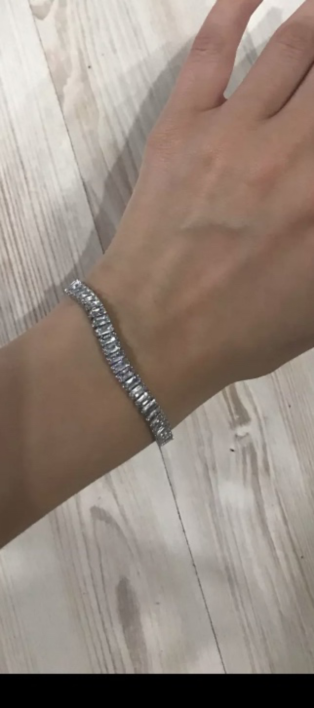 cubic zirconia tennis bracelets - photo 5