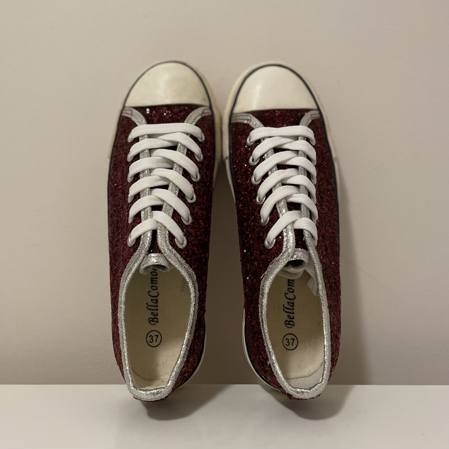 Red Glitter Shoes - photo 4