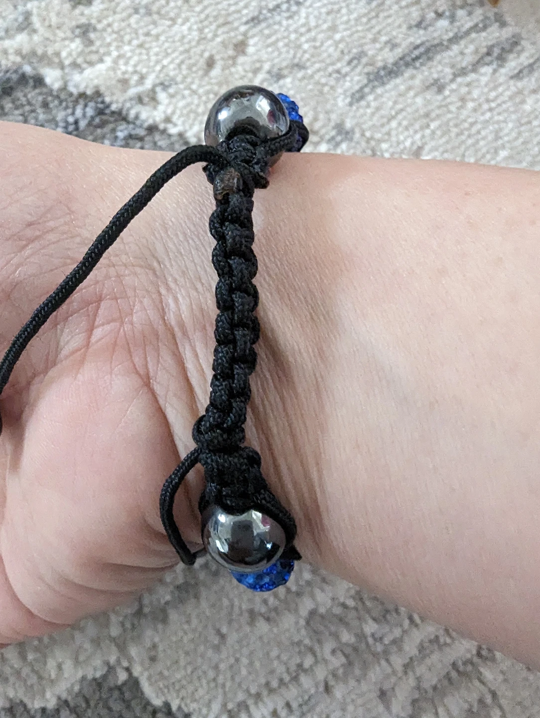 Shambella Rock Bracelets Blue or Salmon Pink image indicator(4)