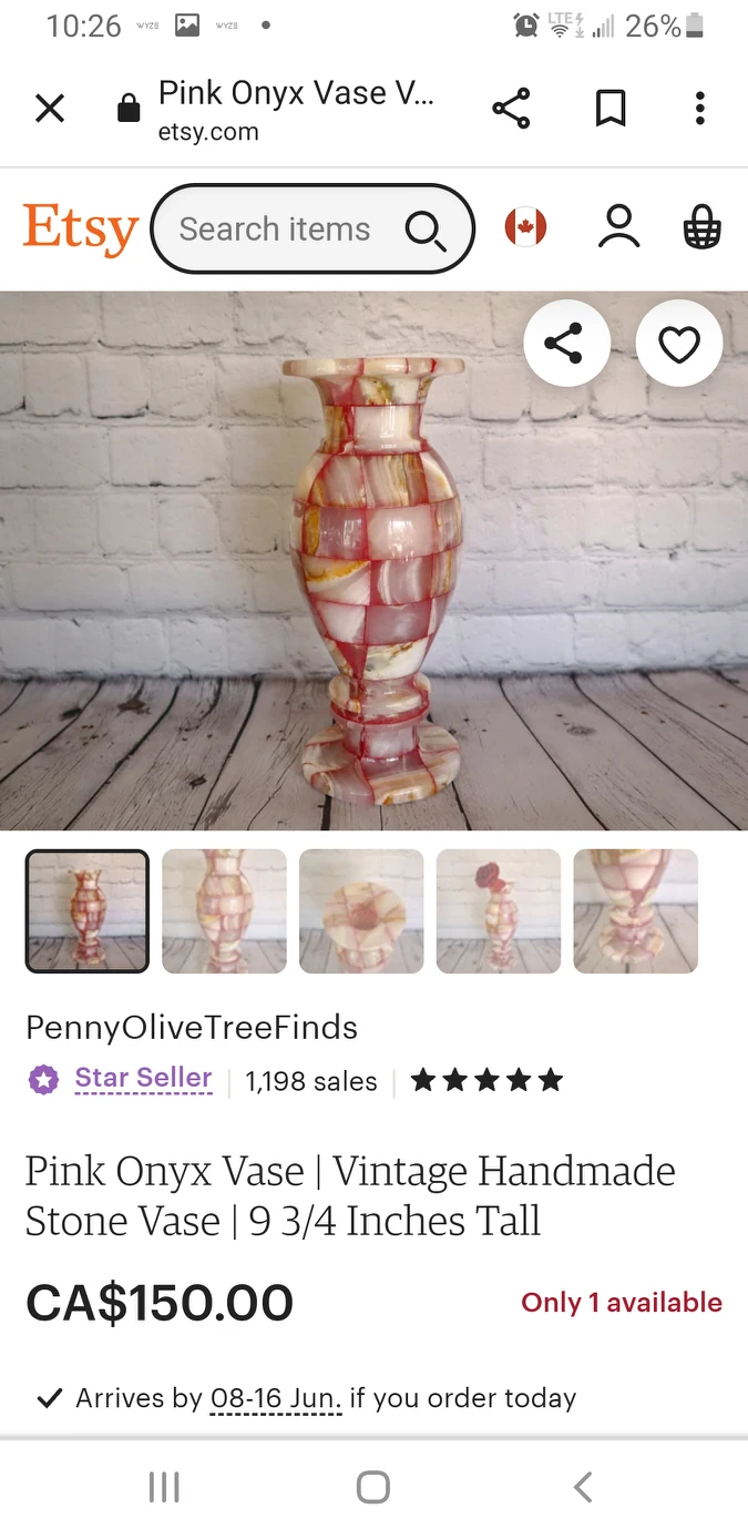 Assorted Onyx/Agate/Marble decorative pieces image indicator(2)