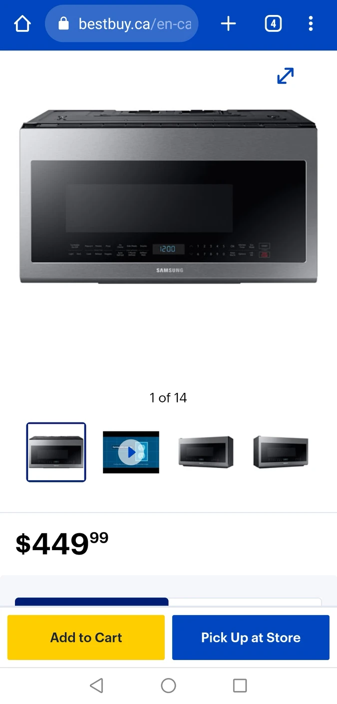 Samsung Rangehood Microwave image indicator(5)