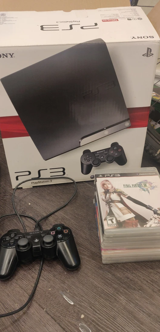 PS3 with 1 controller and 7 Game CDs - photo 4