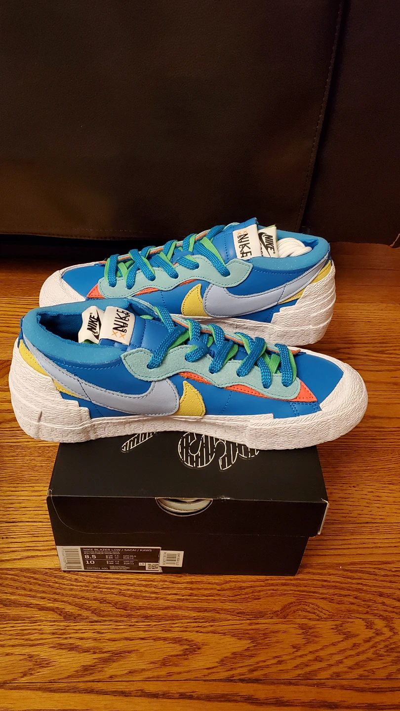 Nike Blazer Low  - Sacai Kaws Neptune Blue - photo 3