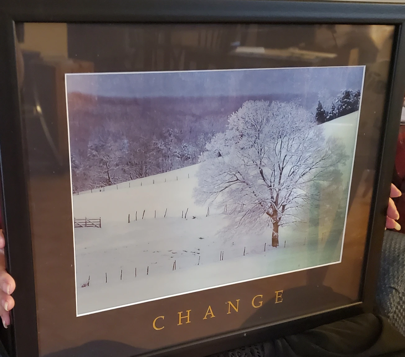 Thoughts in motion art work 
"Change"