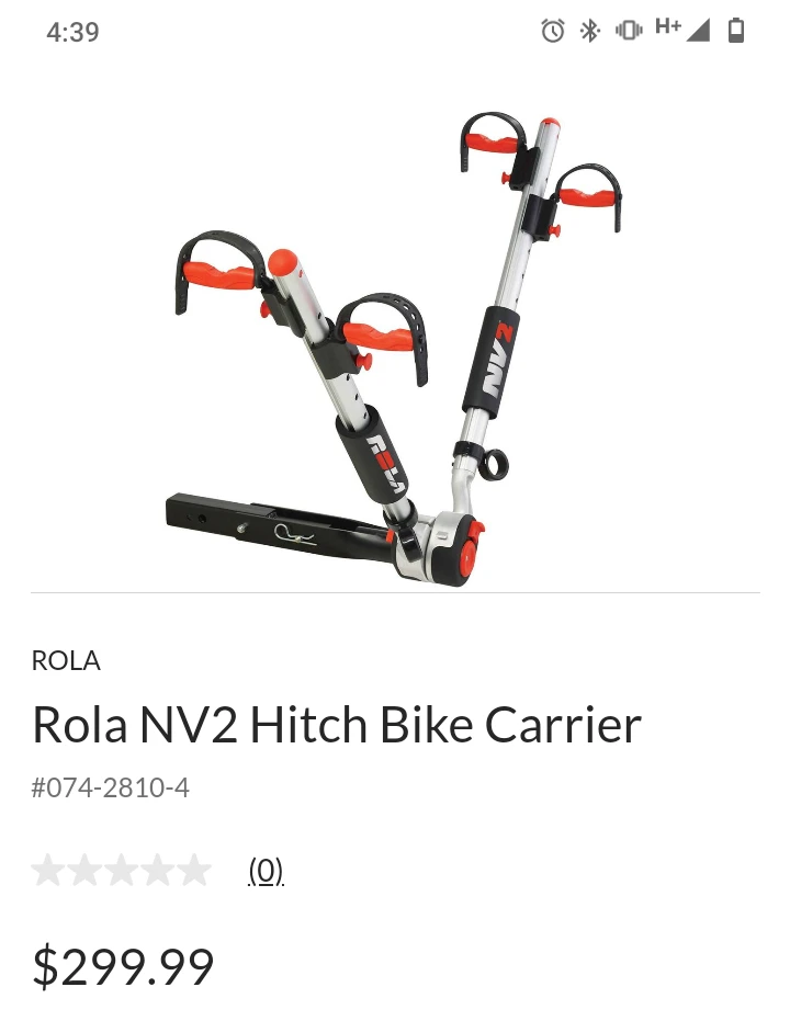 Rola car  bike carrier NV2    brand new ! - photo 2