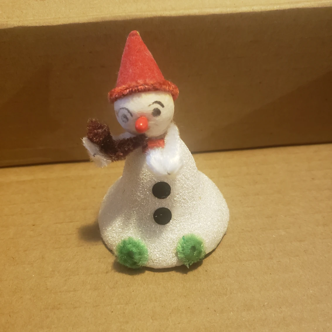 1950s Putz Snowman