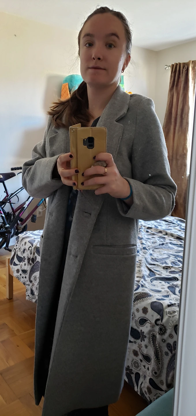 Grey coat