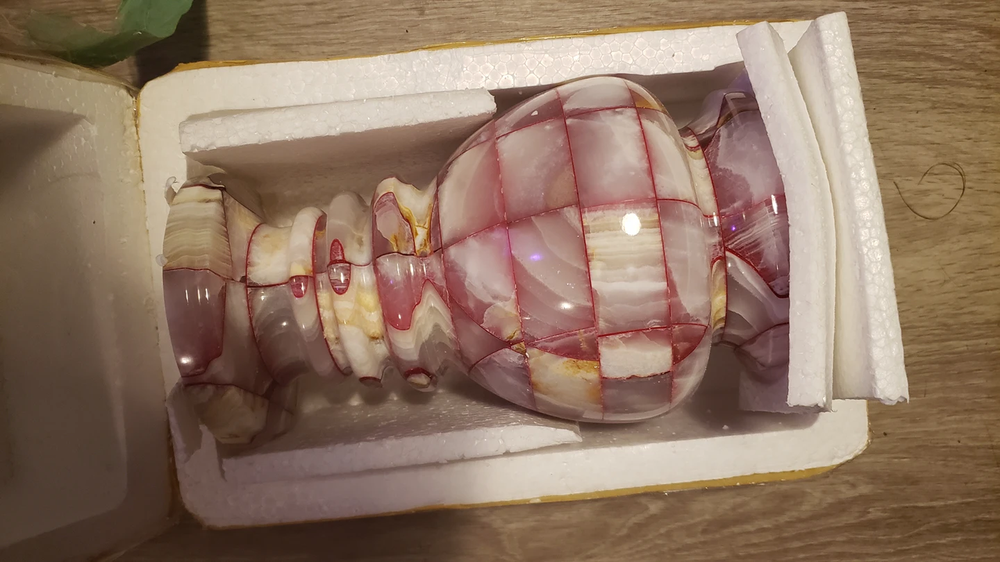 Assorted Onyx/Agate/Marble decorative pieces image indicator(8)