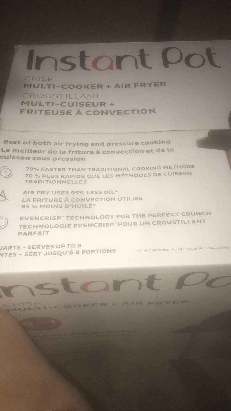 Instant Pot 9 in 1 Multi Cooker + Air Fryer (Limited Edition) image indicator(3)