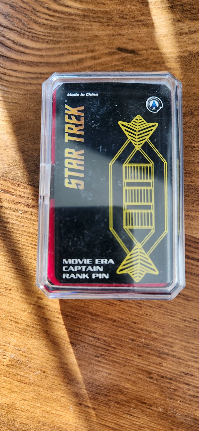 Star Trek Captain Authentic Rank Pink authenticity note thumbnail