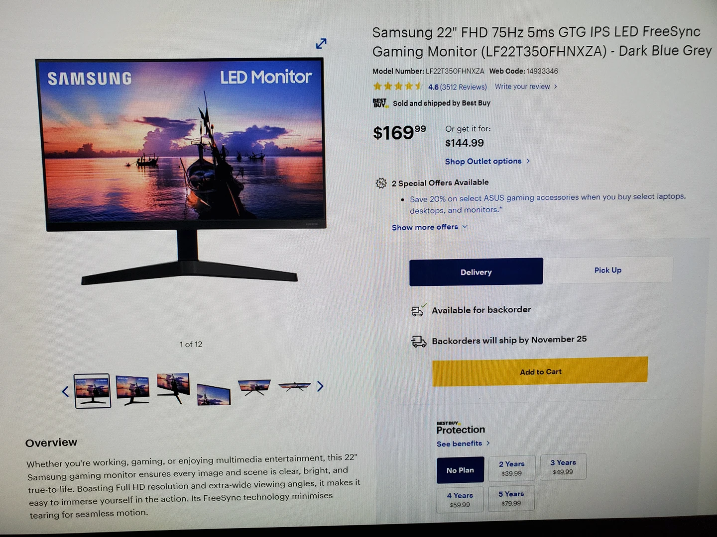 Samsung monitor 22" - photo 2