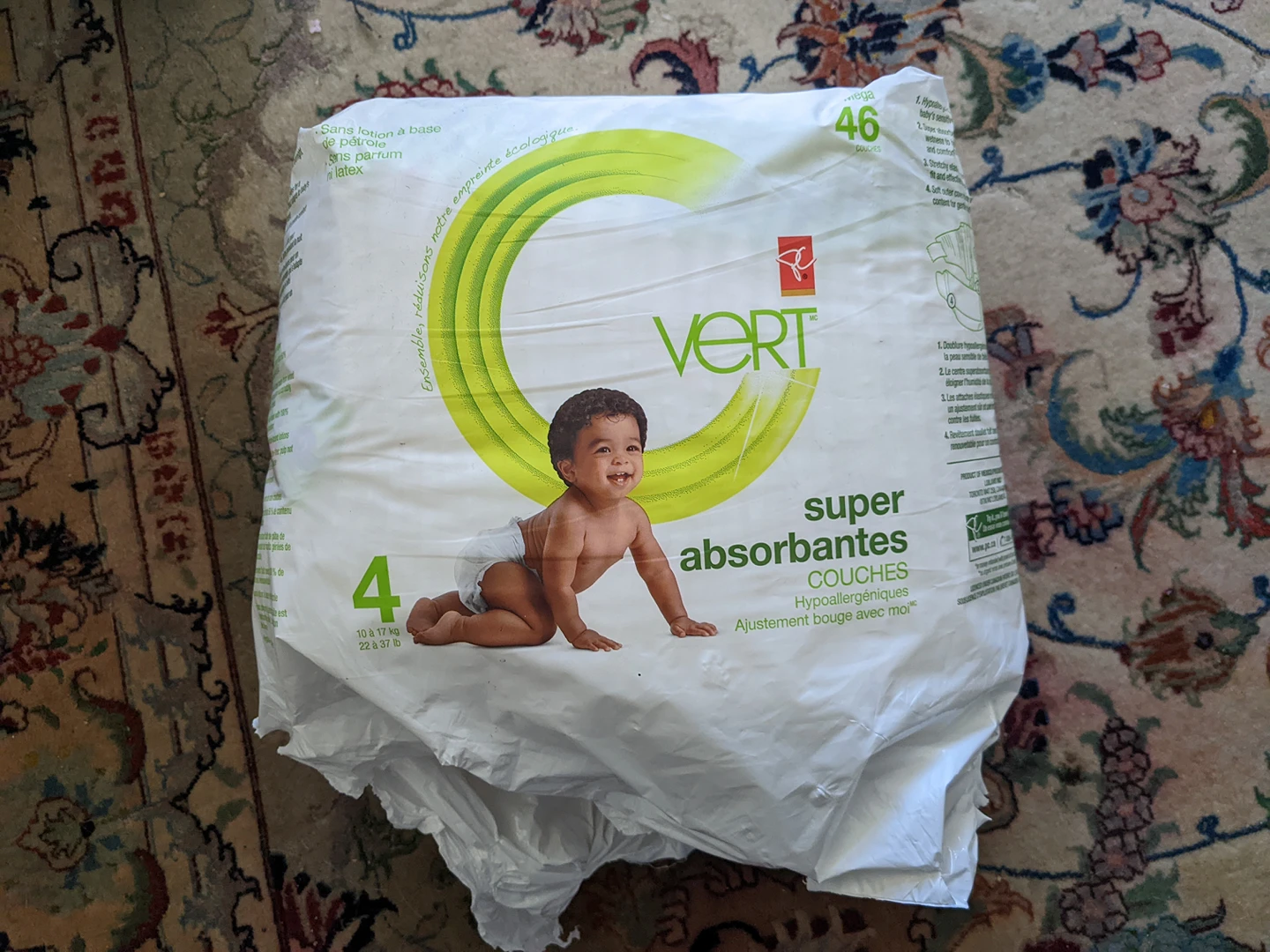 free diapers to someone who needs them.