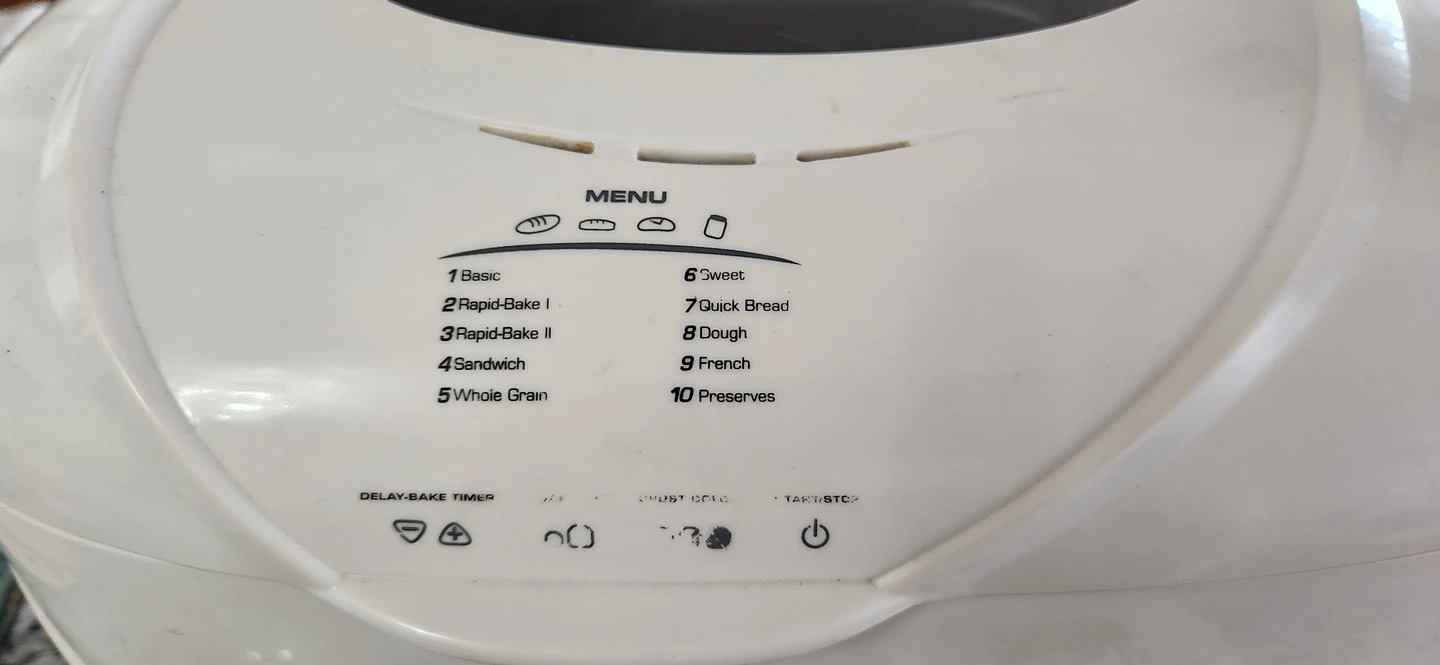 Bread making machine Black & decker image indicator(4)