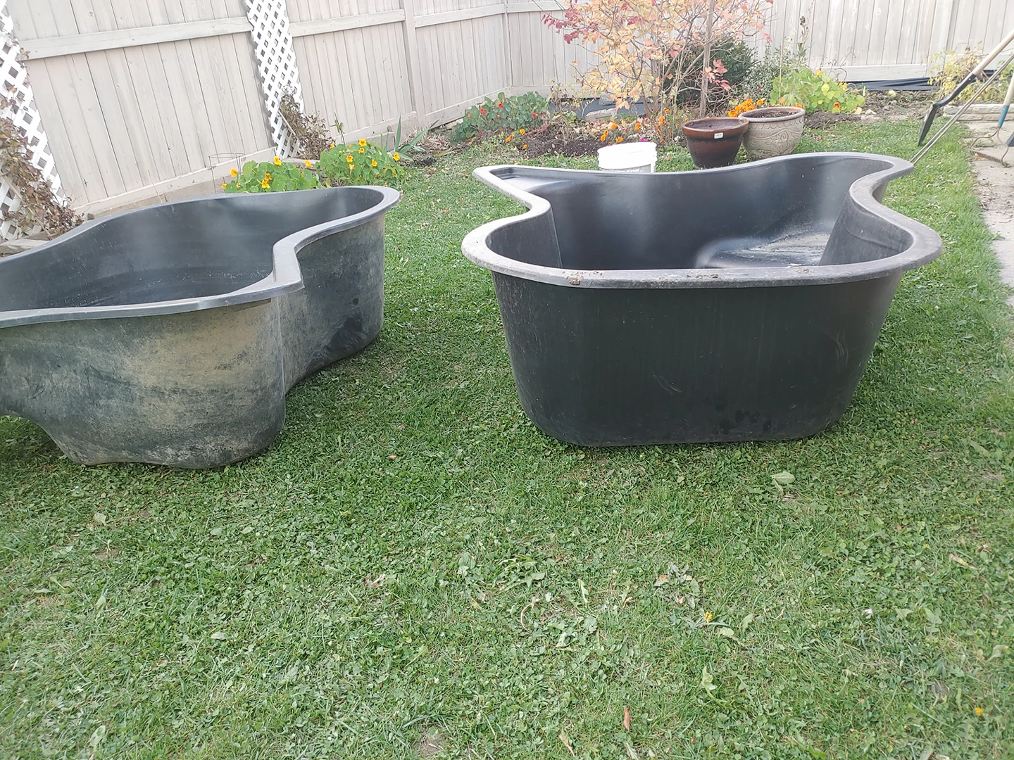 large garden pond liner - photo 5