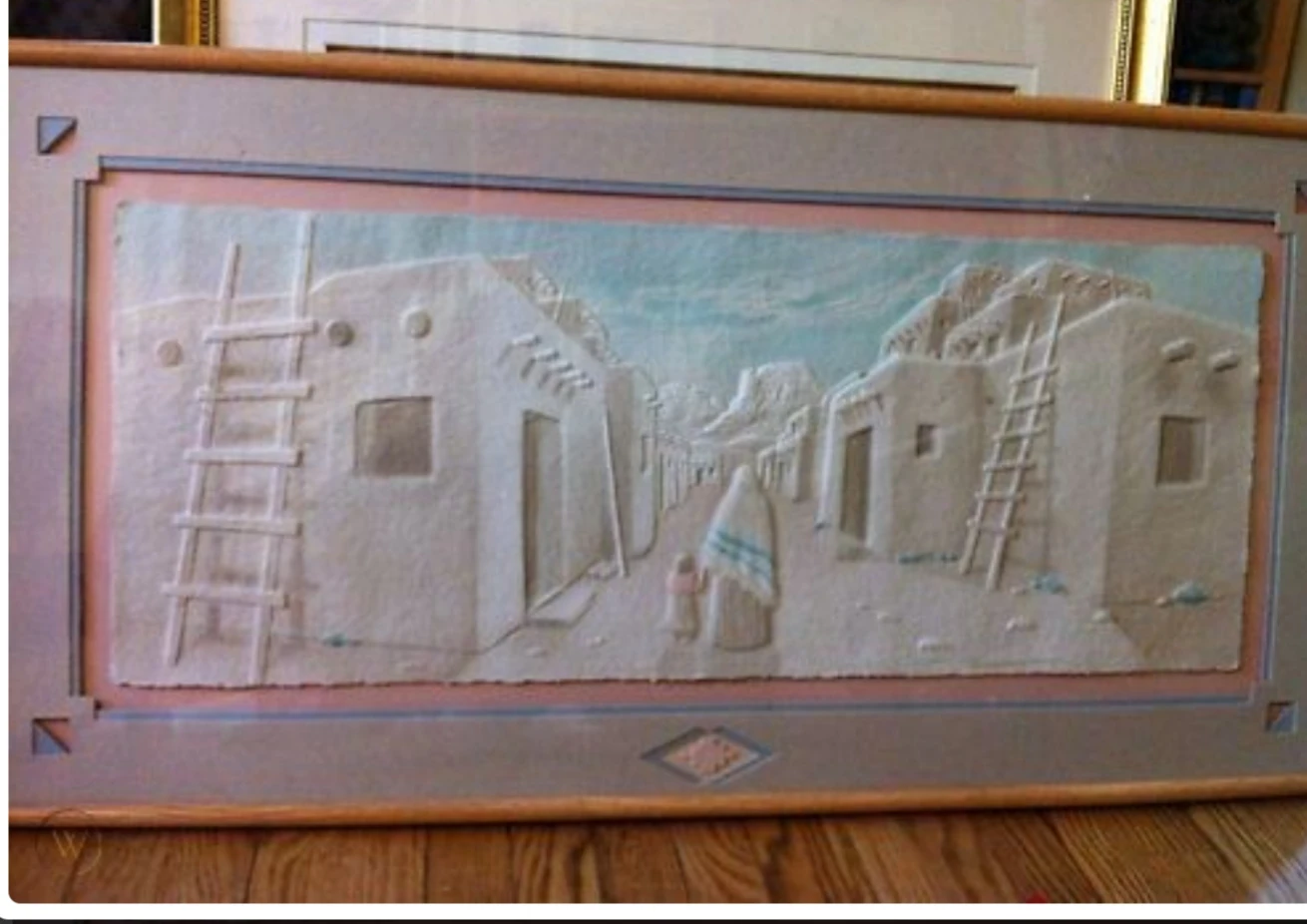 WESLEY "WESS" SMITH SIGNED LARGE SIZE PAPER CAST ~ ADOBE TRAIL