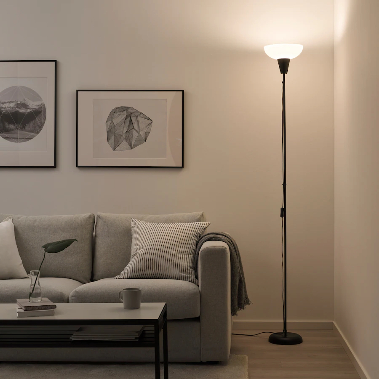 Ikea uplight lamps / floor lamp