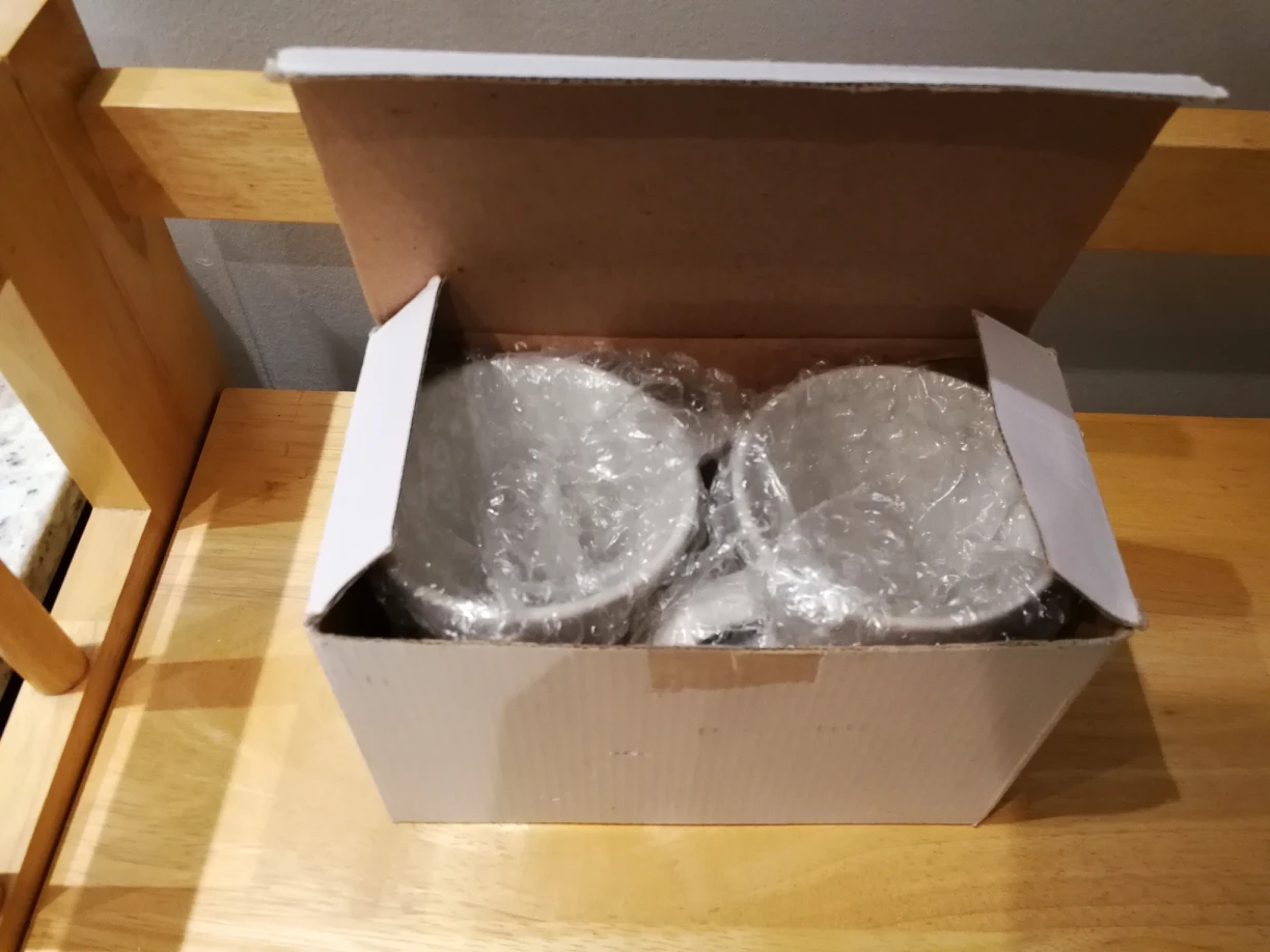 🍵 ceramic mug set of 2 with matching spoons image indicator(4)